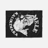 Mele Kalikimaka Retro Hawaii Santa Aloha Christmas Fleecedecke (Vorderseite (Horizontal))