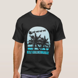 Mele Kalikimaka Retro Hawaiian Christmas Family Va T-Shirt