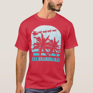 Mele Kalikimaka Retro Hawaiian Christmas Family Va T-Shirt