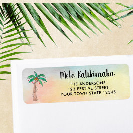 Mele Kalikimaka Return Address 