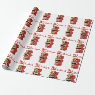 Mele Kalikimaka Sankt Tiki Geschenkpapier