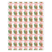 Mele Kalikimaka Santa Claus Tiki Tischdecke (Vorderseite)