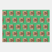 Mele Kalikimaka, Santa Dog und Weihnachts-Feuerpla Geschenkpapier Set (Vorderseite 2)