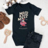 Mele Kalikimaka Santa Flamingo Christmas Getaway B Baby Strampler