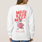 Mele Kalikimaka Santa Flamingo Christmas Getaways Sweatshirt (Rückseite)