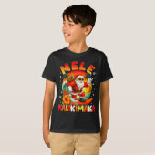 Mele Kalikimaka Santa Rock On Hawaii Christmas Xma T-Shirt (Vorne ganz)