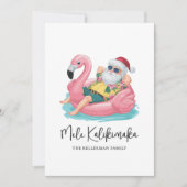 Mele Kalikimaka Santa Tropical Beach Weihnachten (Vorderseite)
