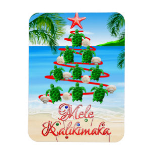 Mele Kalikimaka Schildkröten Magnet