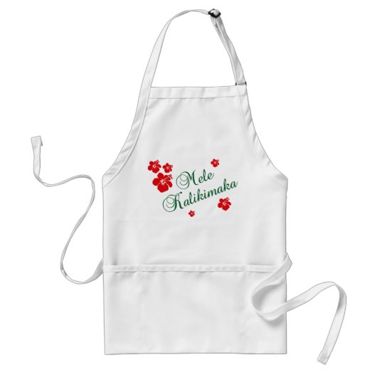Mele Kalikimaka Schürze (Vorne)