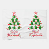 Mele Kalikimaka Sea Turtles Handtuch (Horizontal)