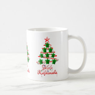 Mele Kalikimaka Sea Turtles Kaffeetasse