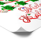 Mele Kalikimaka Sea Turtles Poster (Ecke)