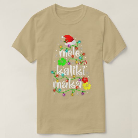 Mele Kalikimaka Shirt für Frauen Hawaii Hawaii Ch (Design vorne)
