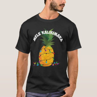 Mele Kalikimaka Shirt Hawaiian X Mas Ananas Lig