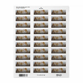 Mele Kalikimaka Skript-WeihnachtsFoto-Aufkleber (Vorne)