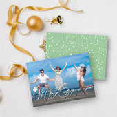 Mele Kalikimaka Stilvolles Script Weihnachtsgesche Feiertagskarte