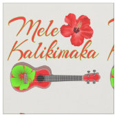 Mele Kalikimaka Stoff (Nahaufnahme)