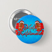 Mele Kalikimaka Tiki Button (Vorne & Hinten)