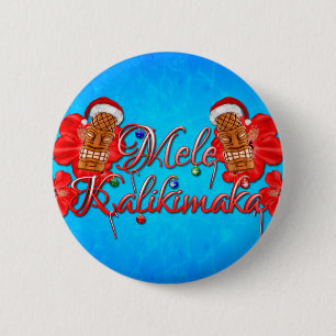Mele Kalikimaka Tiki Button