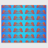 Mele Kalikimaka Tiki Geschenkpapier (Flach)