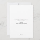 Mele Kalikimaka Tropical Christmas Feiertagskarte (Rückseite)