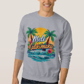 Mele Kalikimaka Tropical Christmas Sweatshirt (Vorderseite)