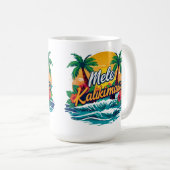 Mele Kalikimaka Tropical Christmas Unisex Kaffeetasse (VorderseiteRechts)