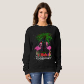Mele Kalikimaka Tropical Hawaiian Christmas Flamin Sweatshirt (Vorne ganz)