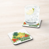 Mele Kalikimaka Tropical Island Hawaiian Weihnacht Untersetzer (Rechte Seite)