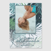 Mele Kalikimaka Tropical Magnetic Card Magnetkarte (Vorderseite)