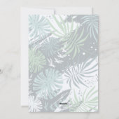 Mele Kalikimaka Tropical Photo Feiertagskarte (Rückseite)