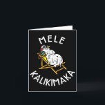 Mele Kalikimaka Tropical Snowman Hawaiian Merry Ch Karte<br><div class="desc">Mele Kalikimaka Tropical Snowman Hawaiian Frohe Weihnachten</div>