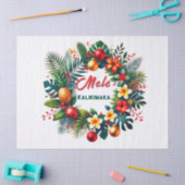 Mele Kalikimaka -Tropical  Xmas Seidenpapier (Basteln)