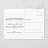 Mele Kalikimaka Tropische Blume Foto Postkarte (Rückseite)