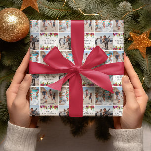 Mele Kalikimaka tropisches Foto Geschenkpapier