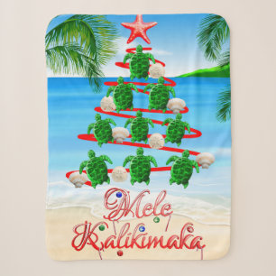 Mele Kalikimaka Turtles Sherpadecke