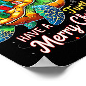 Mele Kalikimaka Turtley Have A Merry Christmas  Poster (Ecke)