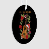 Mele Kalikimaka Ukulele Guitar Gift Ugly Ukulele Ornament (Vorderseite)