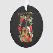 Mele Kalikimaka Ukulele Guitar Gift Ugly Ukulele Ornament (Vorderseite)