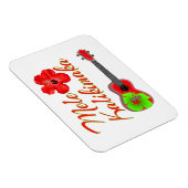Mele Kalikimaka Ukulele Magnet (Rechte Seite)