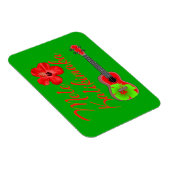 Mele Kalikimaka Ukulele Magnet (Rechte Seite)