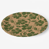 Mele Kalikimaka Vintager Pareau Pappteller (Schrägansicht)