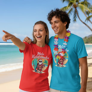 Mele Kalikimaka - was bedeutet Frohe Weihnachten. T-Shirt