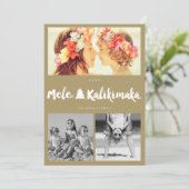 Mele Kalikimaka Weihnachten 3 FotoCollage (Stehend Vorderseite)