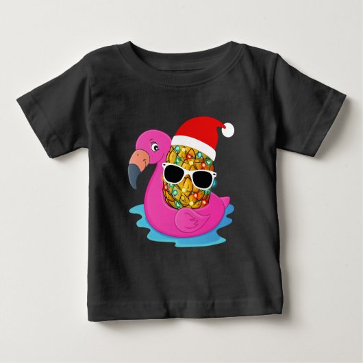 Mele Kalikimaka Weihnachten im Juli Ananas 2021 Baby T-shirt (Vorderseite)