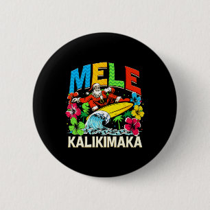 Mele Kalikimaka Weihnachten Weihnachtsfeiertag Wei Button