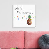 Mele Kalikimaka - Weihnachts-Canvas Print Leinwanddruck (Insitu (Wohnzimmer))
