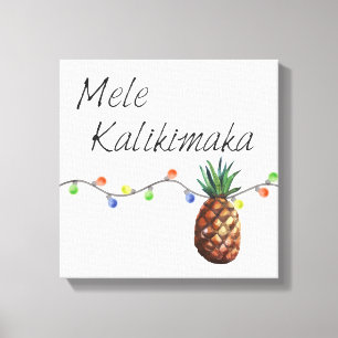Mele Kalikimaka - Weihnachts-Canvas Print Leinwanddruck