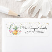 Mele Kalikimaka | Weihnachts-Rücksendeadressen-Auf (Insitu)