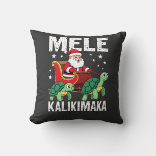 Mele Kalikimaka Weihnachts-Shirt  Santa Schlitten  Kissen